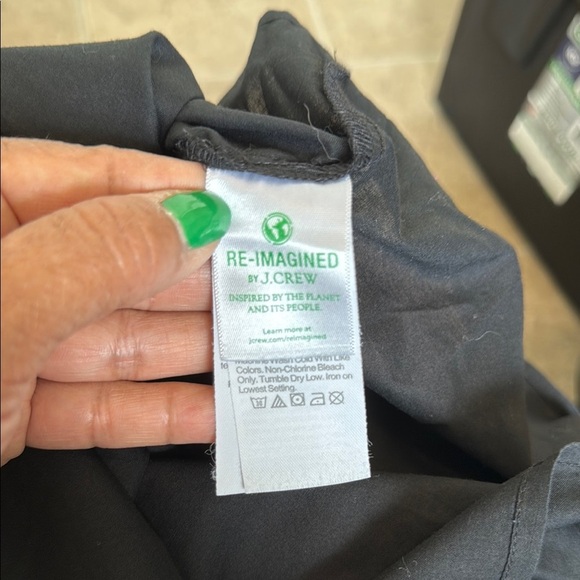 J. Crew Black Sleeveless Ruffled Blouse - Picture 9 of 12